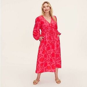 Kate Spade Pink and Red Floral Dress